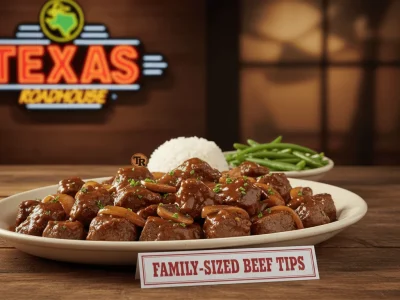 Family Sized Beef Tips