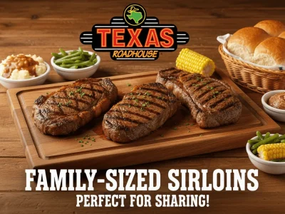 Family Sized Sirloins